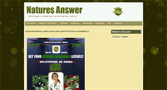 Desktop Screenshot of naturesanswerinfo.com